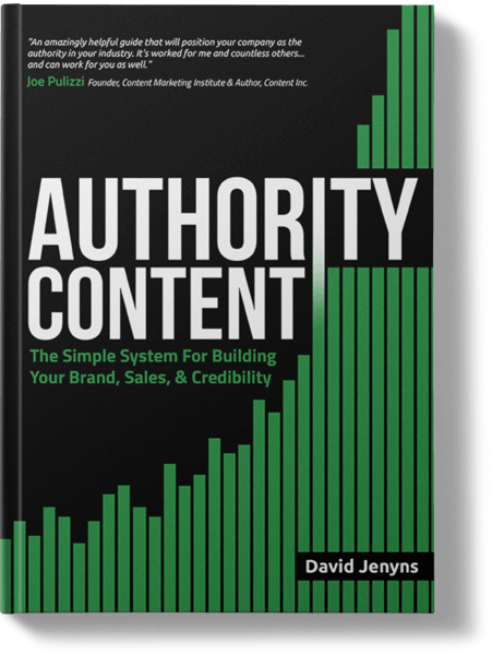 Authority Content, the book by David Jenyns